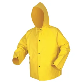 800JHX3 MCR Concord Flame Resistant,.35mm,Neoprene/nylon,Jacket W/Att Hood,Yellow