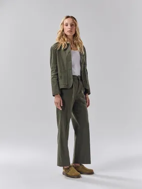 Batch 05 - Womens Bottle Green Linen Suit