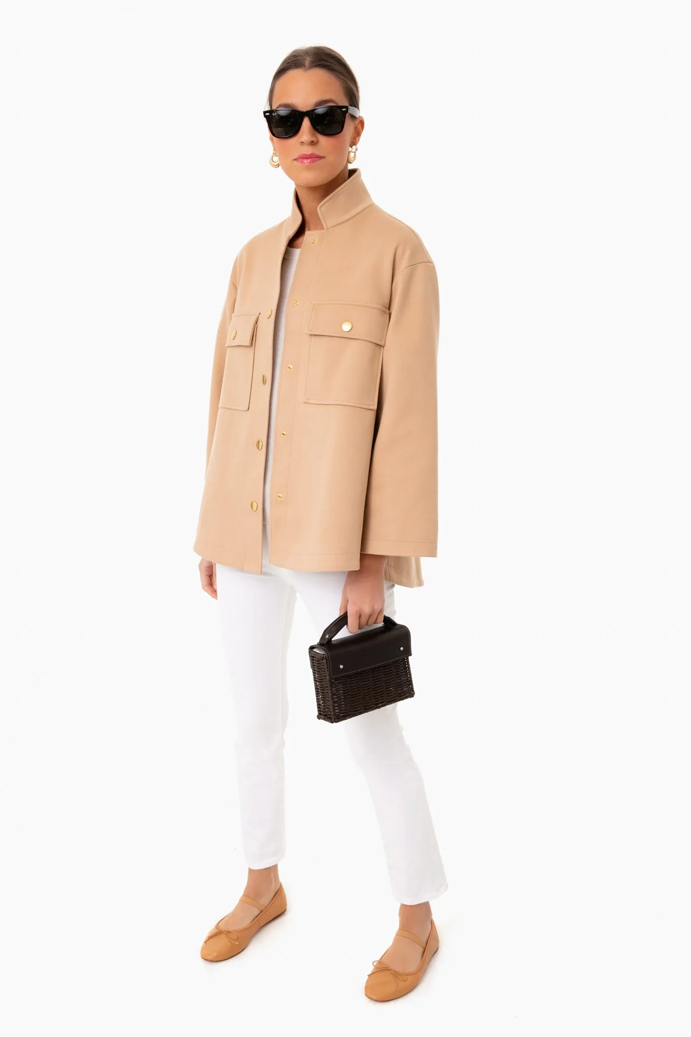 Camel Marant Shirt Jacket