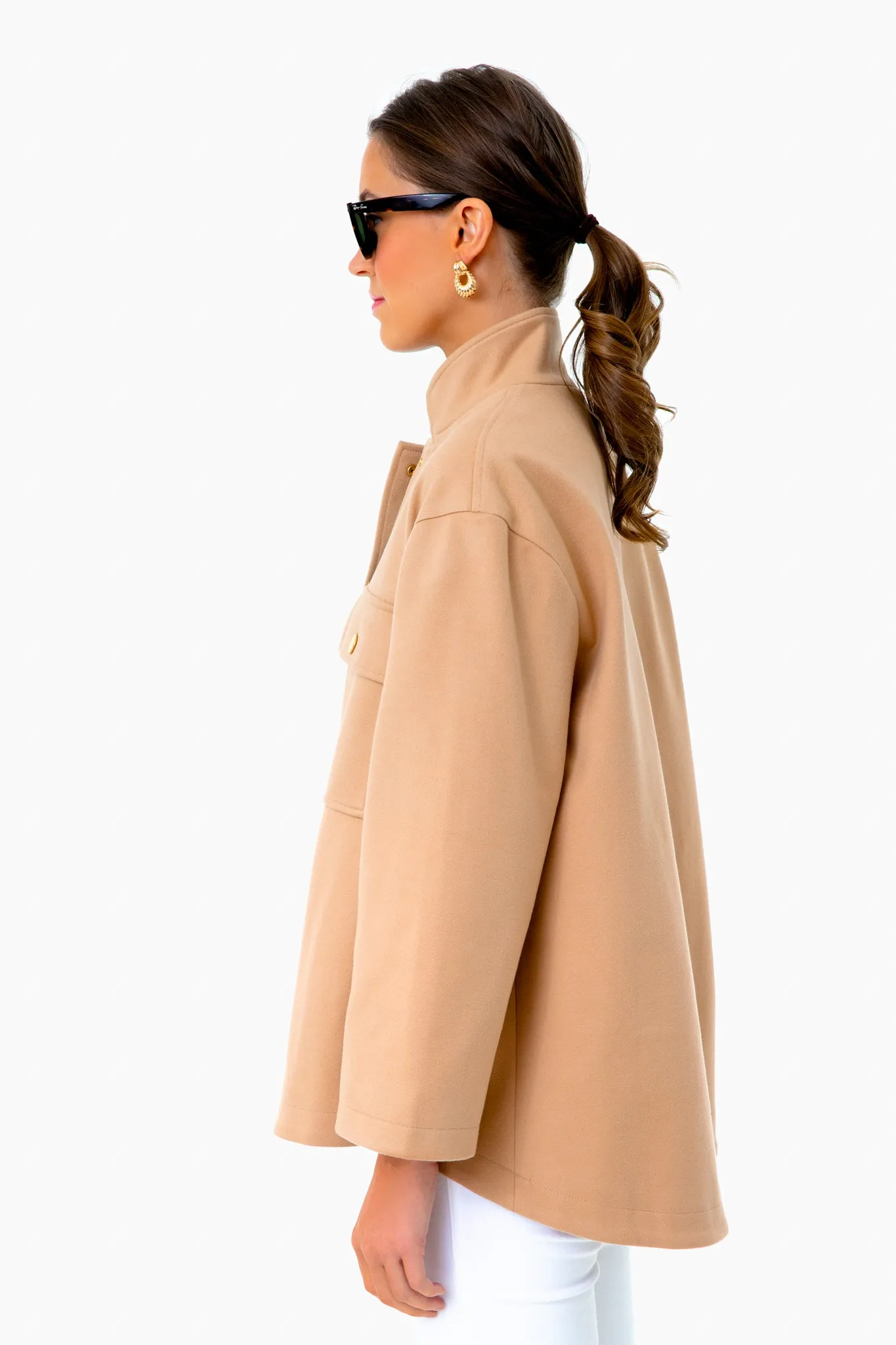 Camel Marant Shirt Jacket