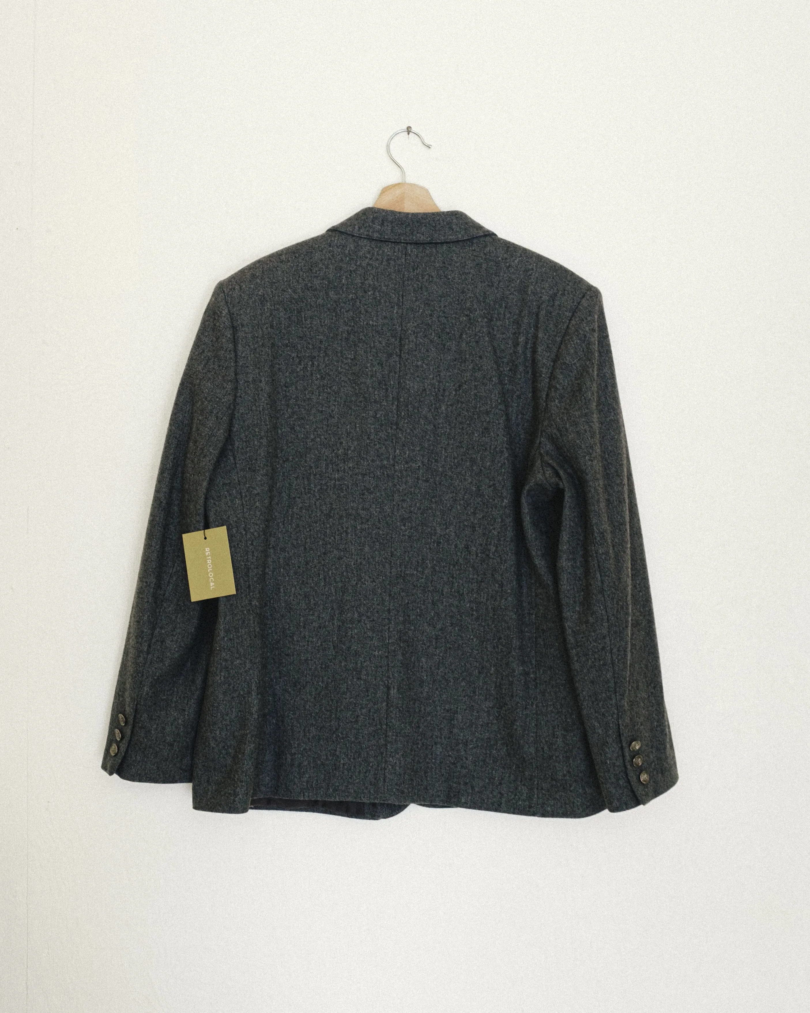 Charcoal Wool Blazer