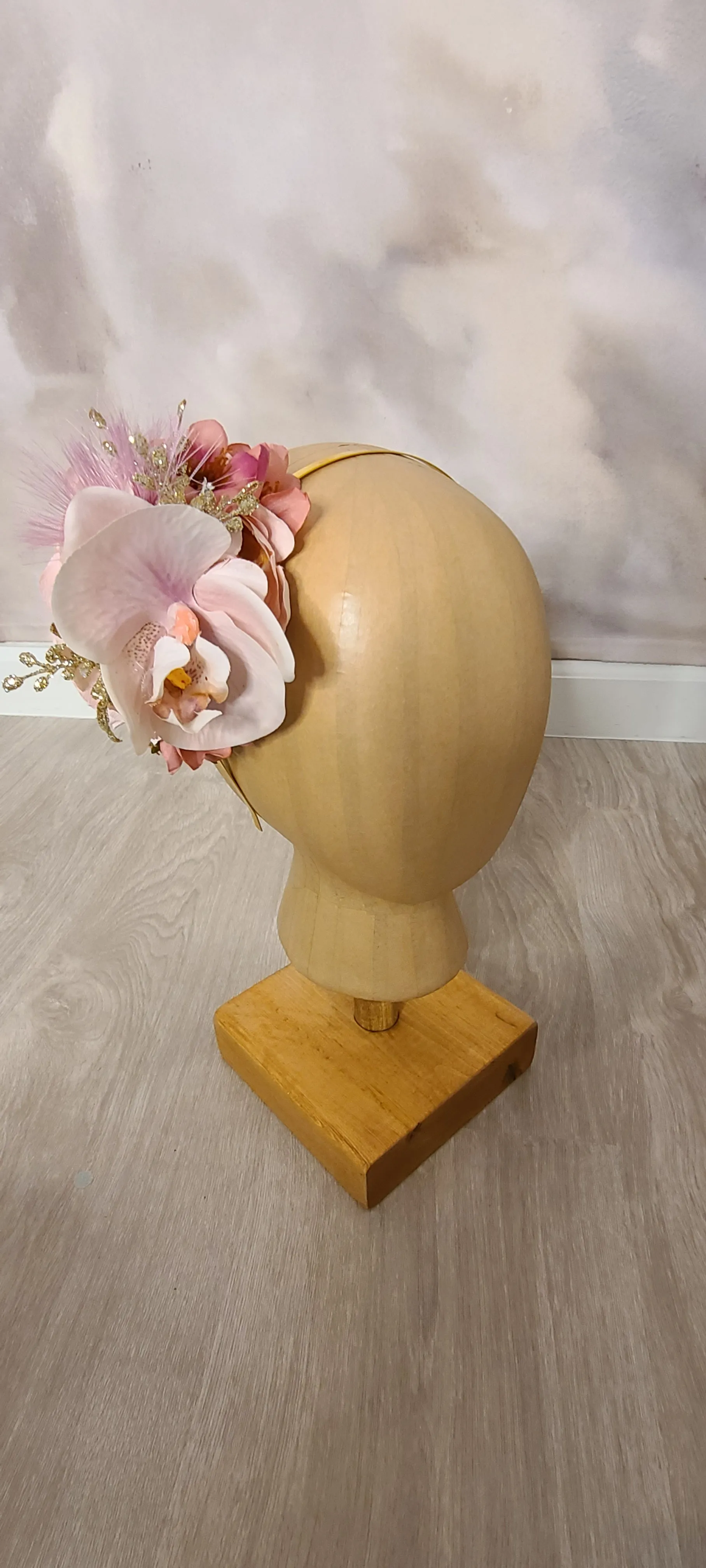 Euc Pink Floral Headband