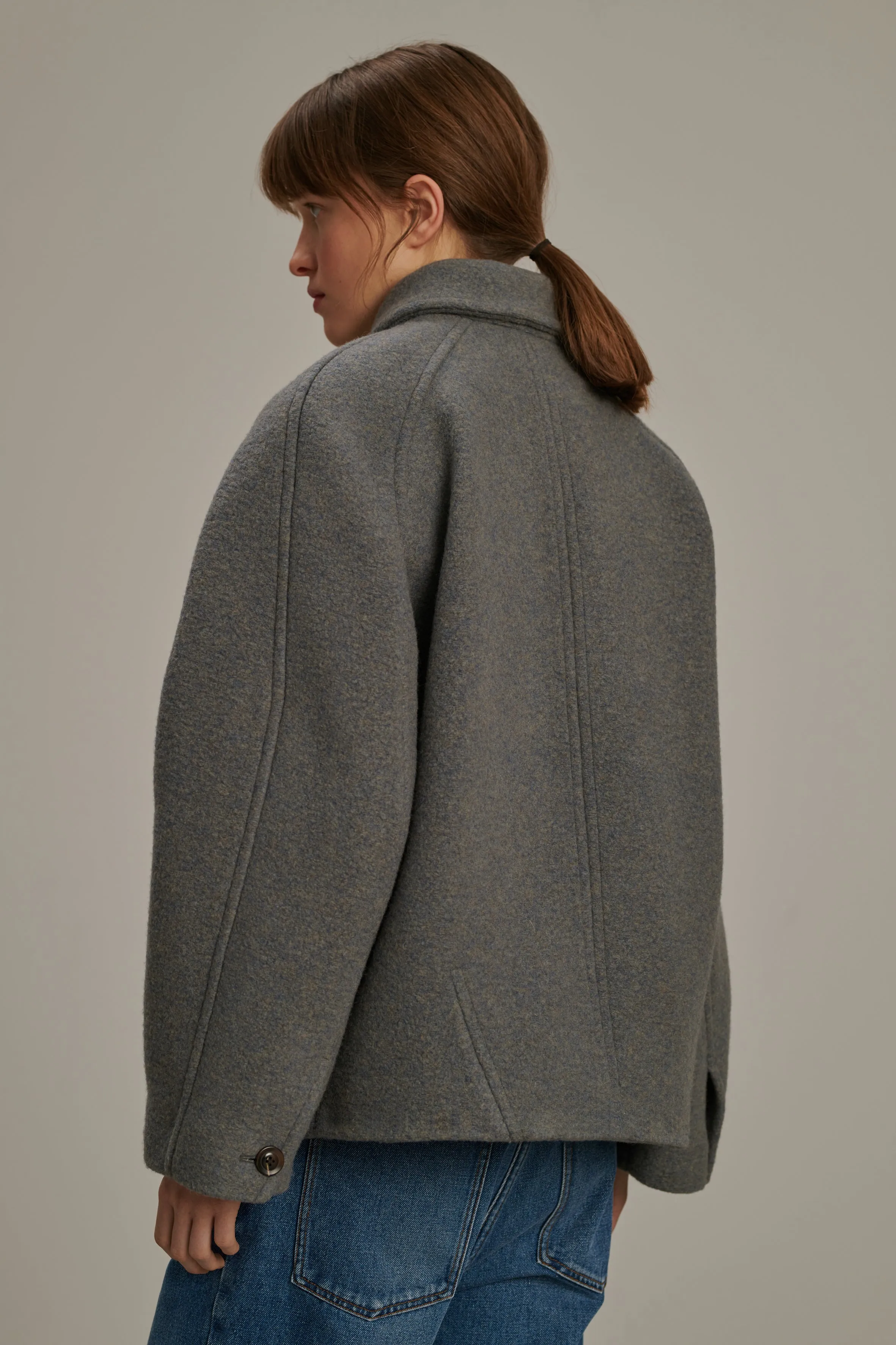 GREY BALARD COAT