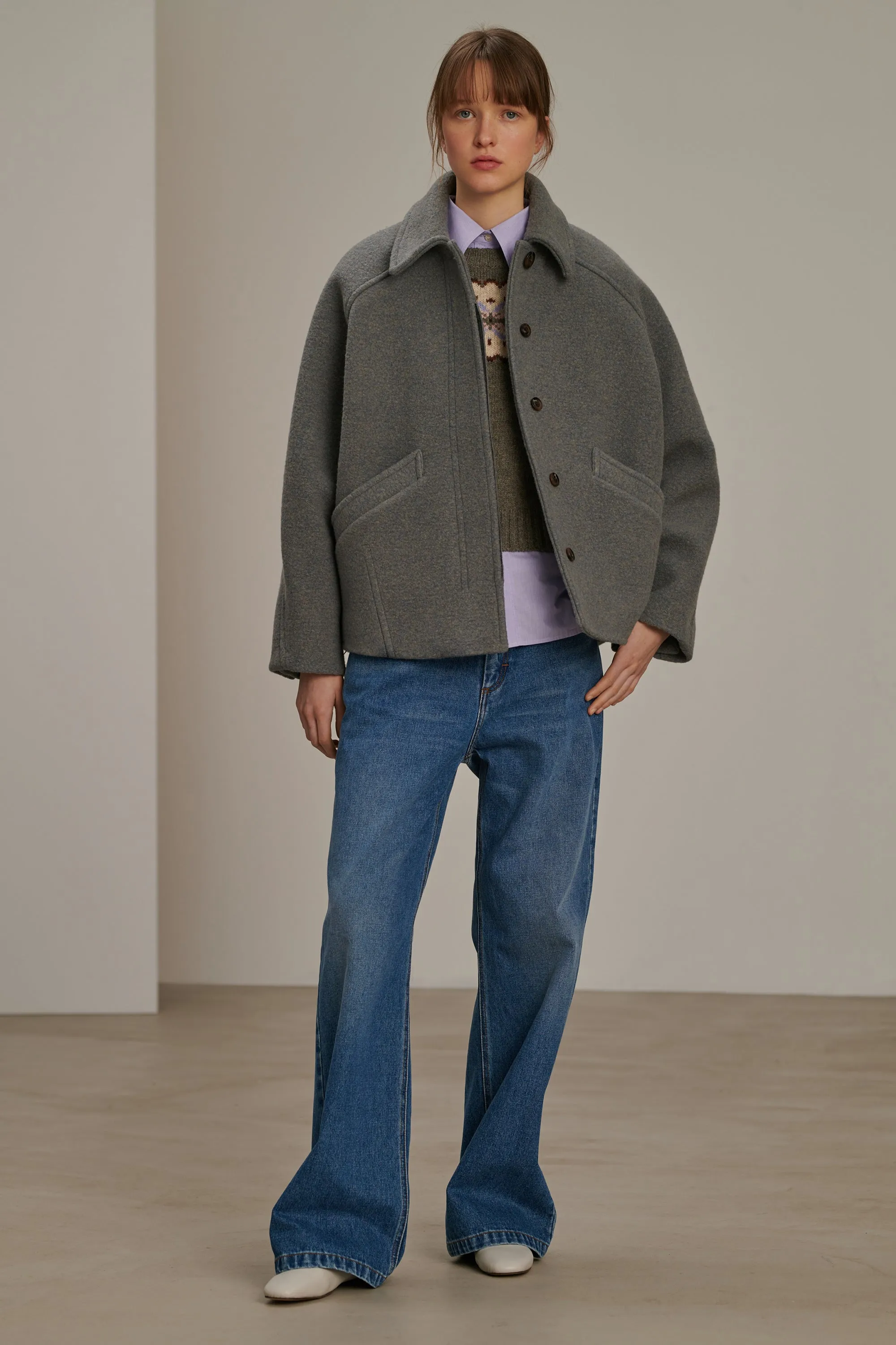 GREY BALARD COAT