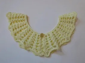 Lemon Hand Crocheted Detachable Collar