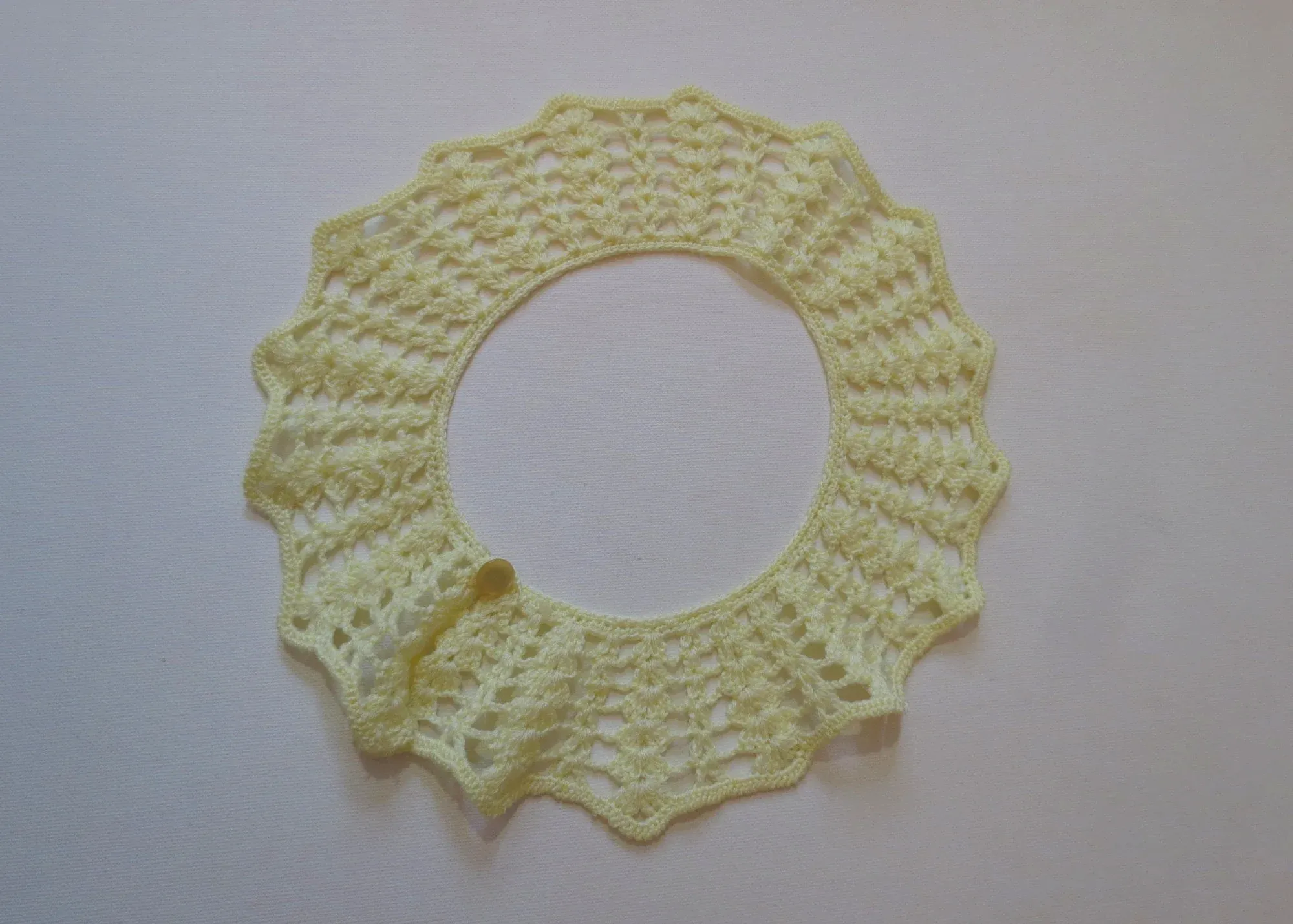 Lemon Hand Crocheted Detachable Collar