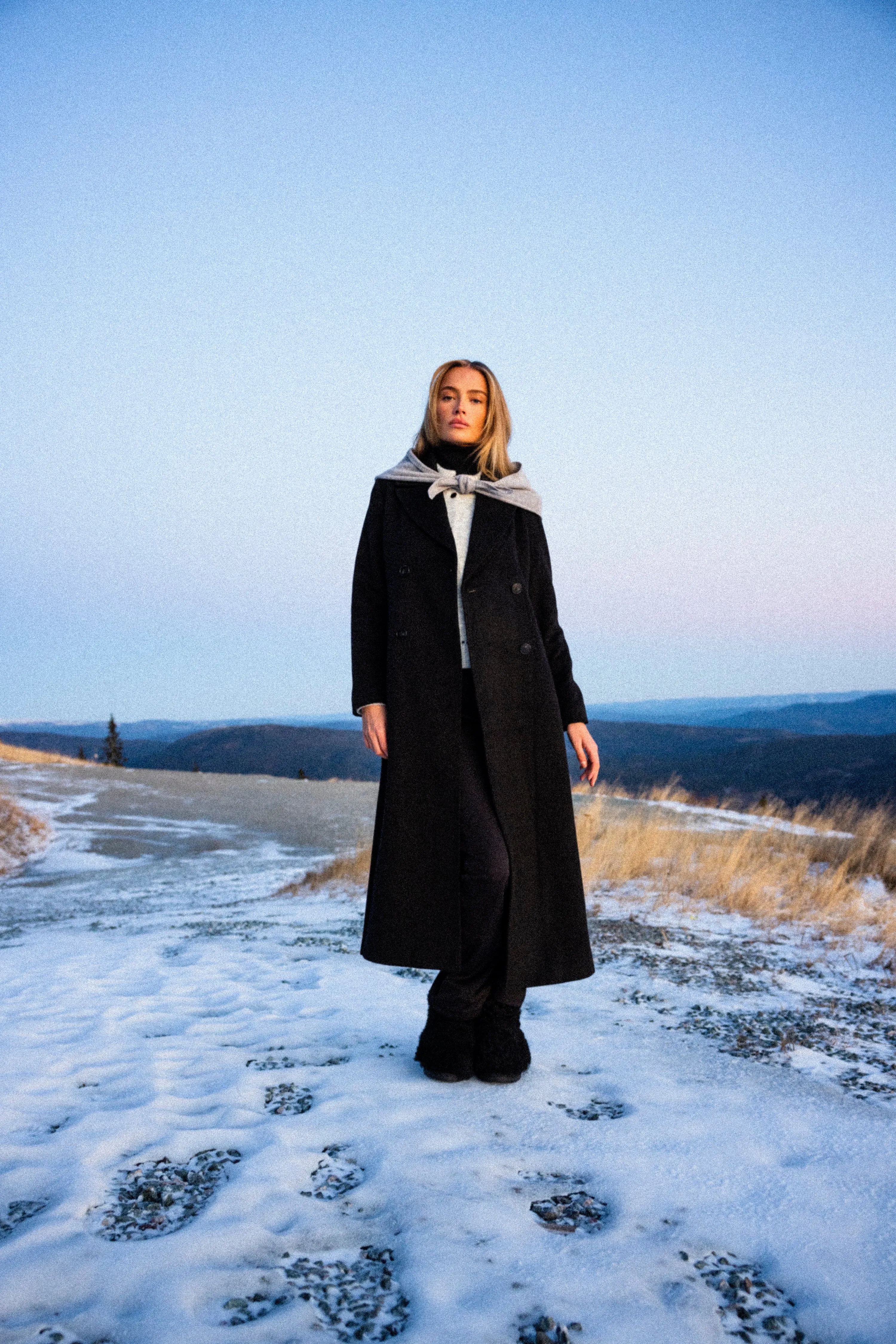 Louise Wool Coat - Black