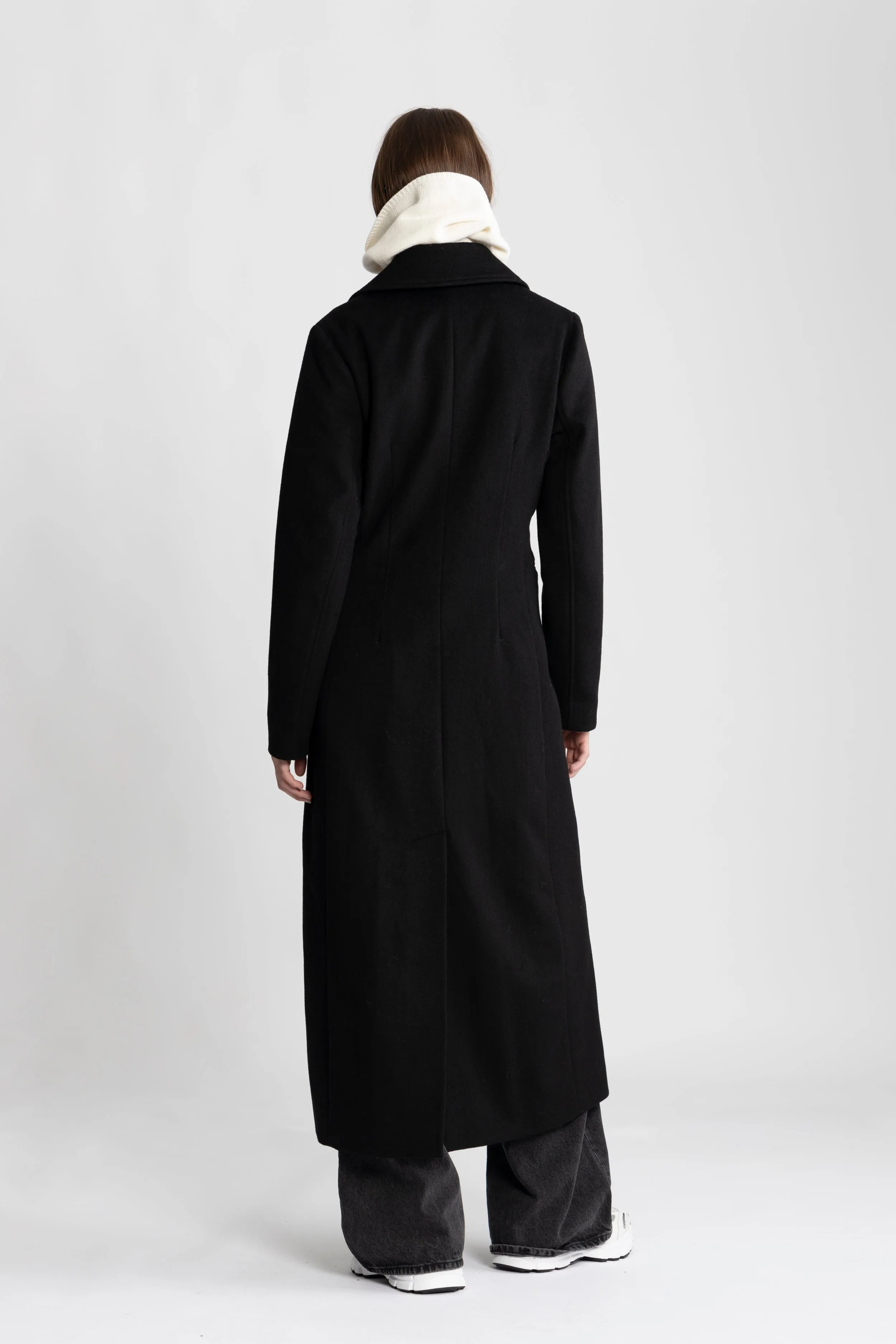Louise Wool Coat - Black