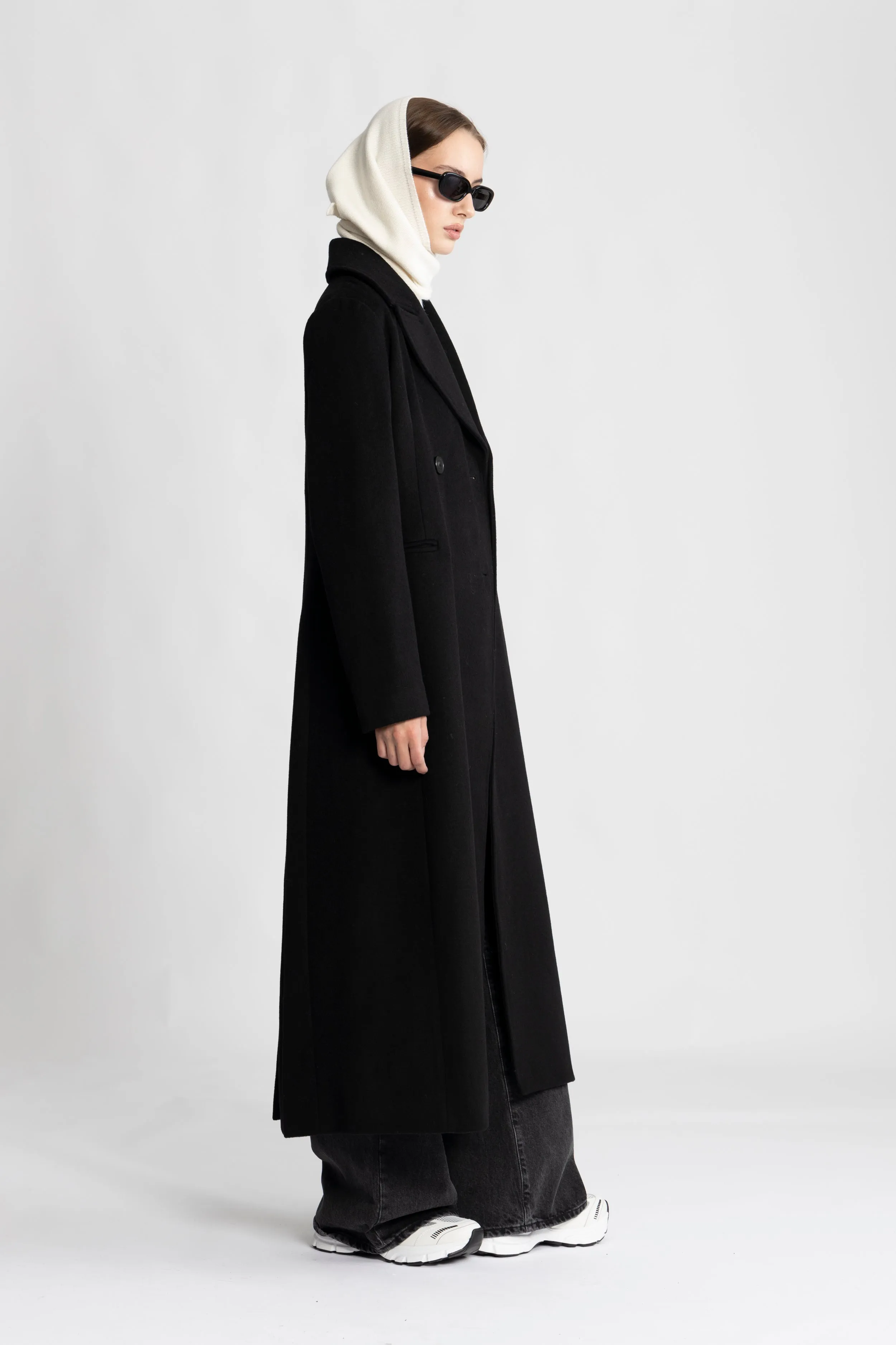 Louise Wool Coat - Black
