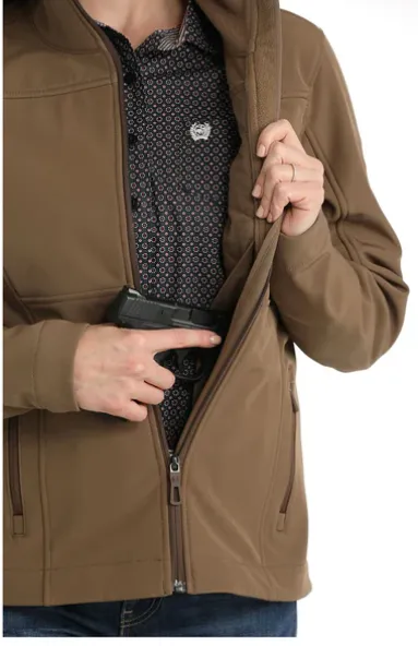 MAJ9866030 Cinch Women's Carry Conceal Bonded Jacket - Brown
