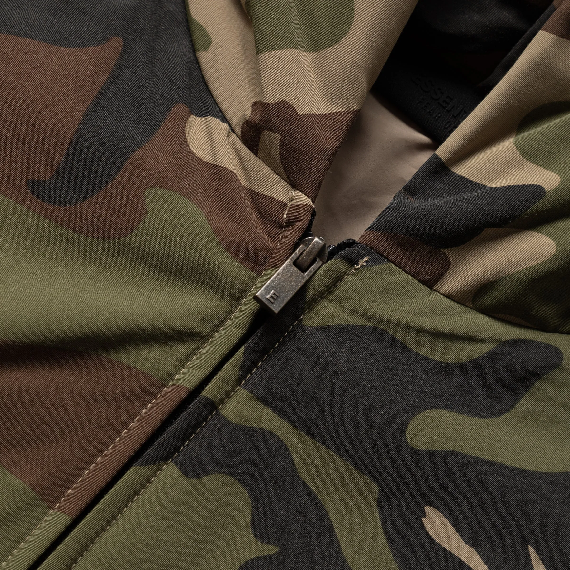 MILITARY NYLON HOODED JACKET
