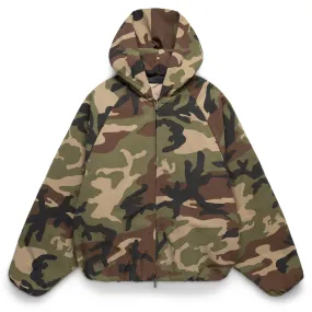 MILITARY NYLON HOODED JACKET