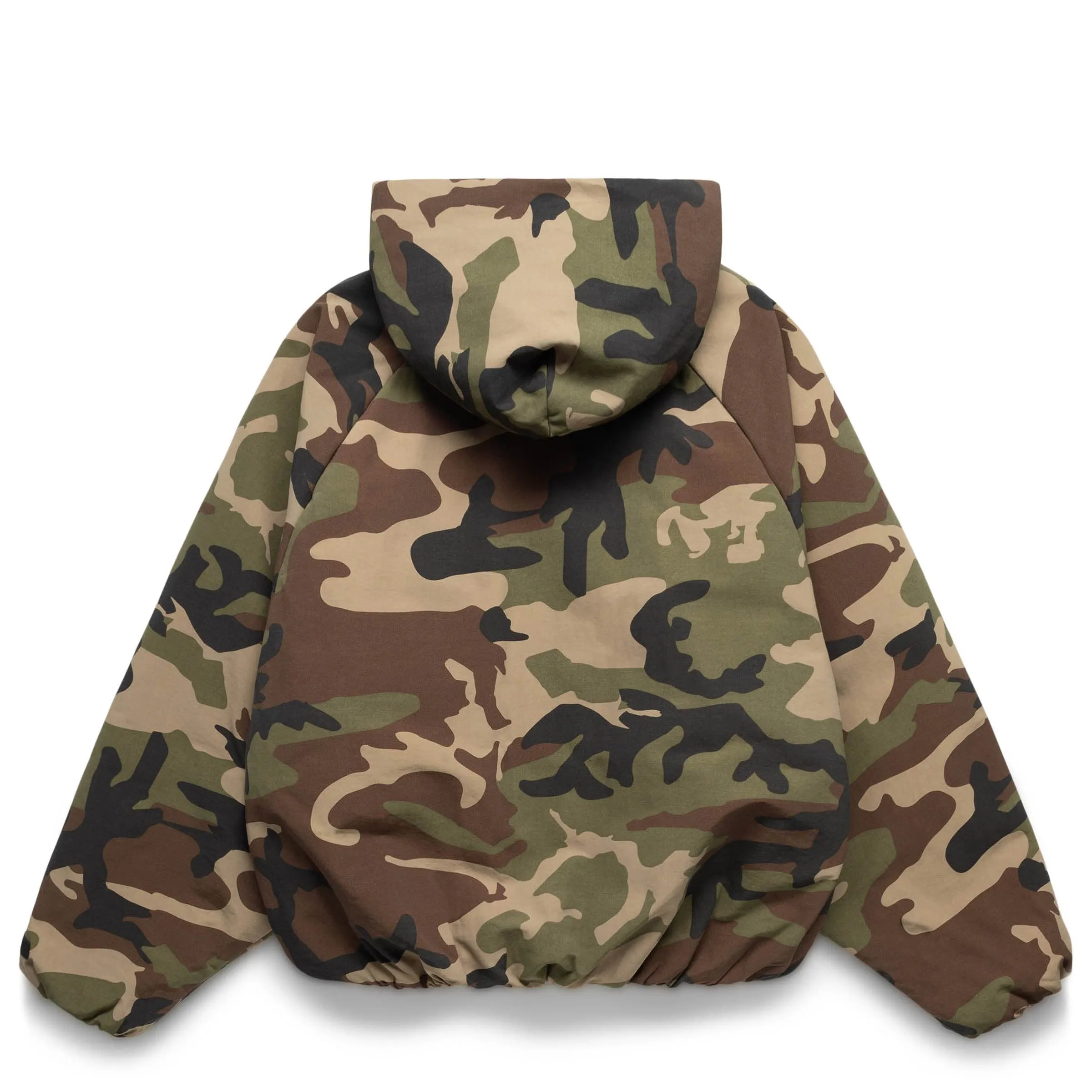 MILITARY NYLON HOODED JACKET
