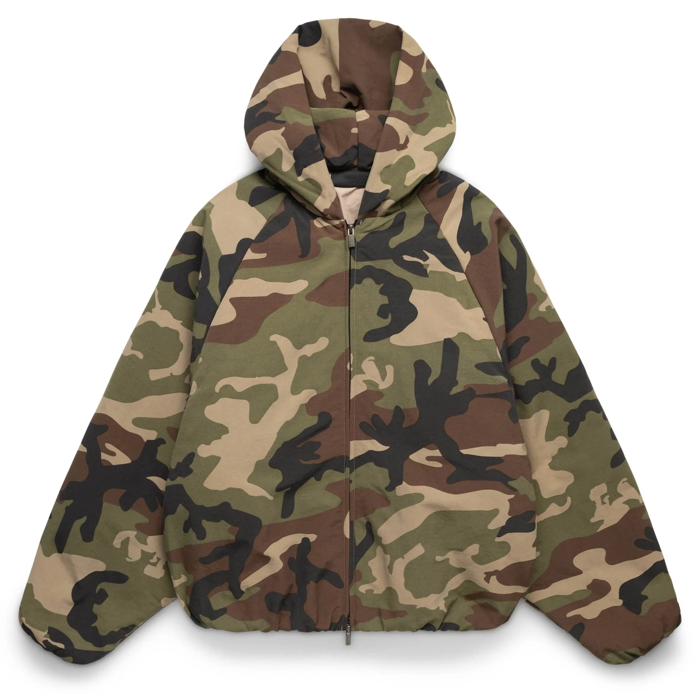 MILITARY NYLON HOODED JACKET