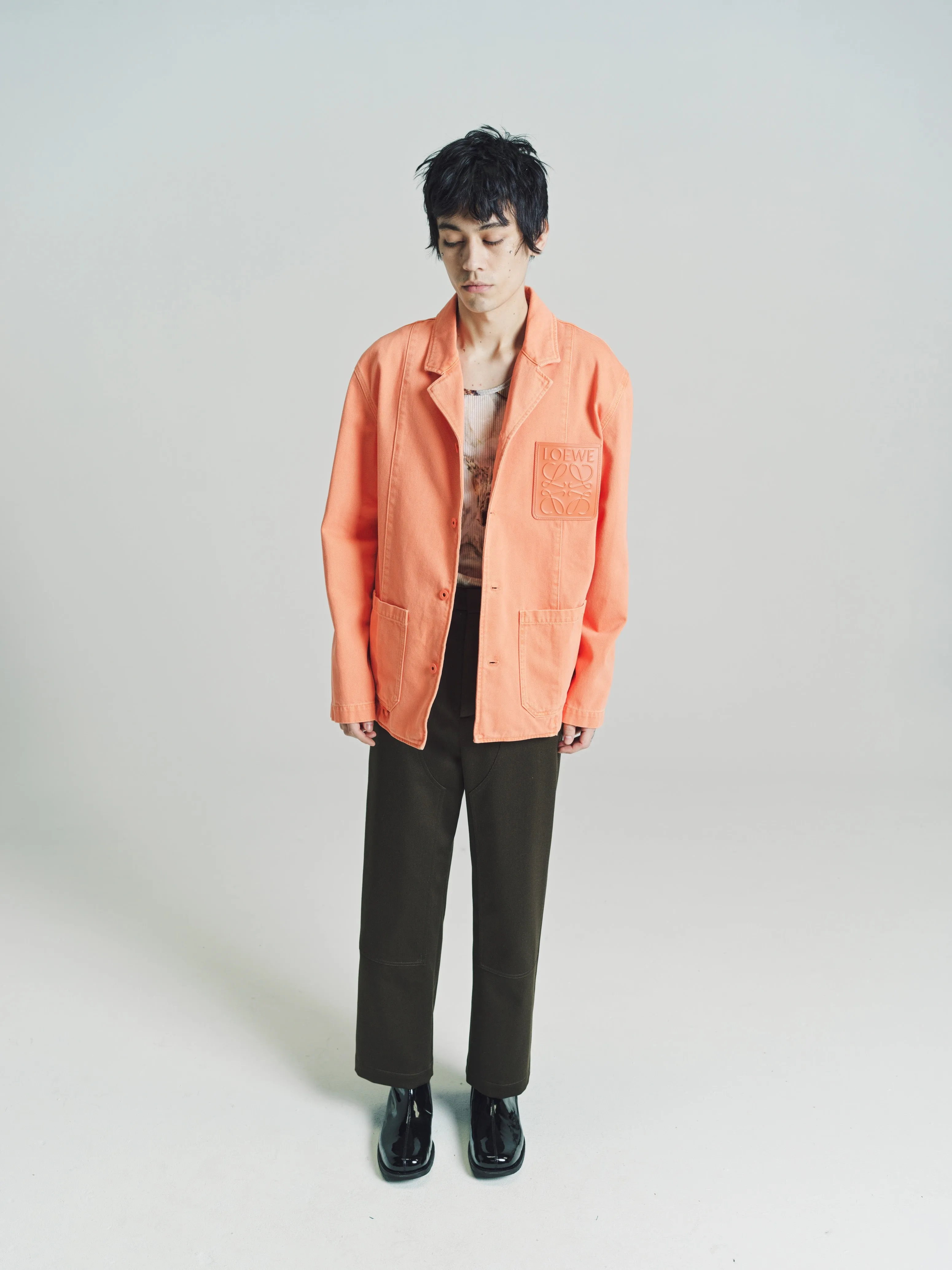 Orange Anagram Workwear Jacket
