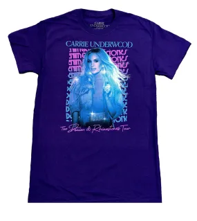 Purple Denim & Rhinestones Tour Photo T-Shirt