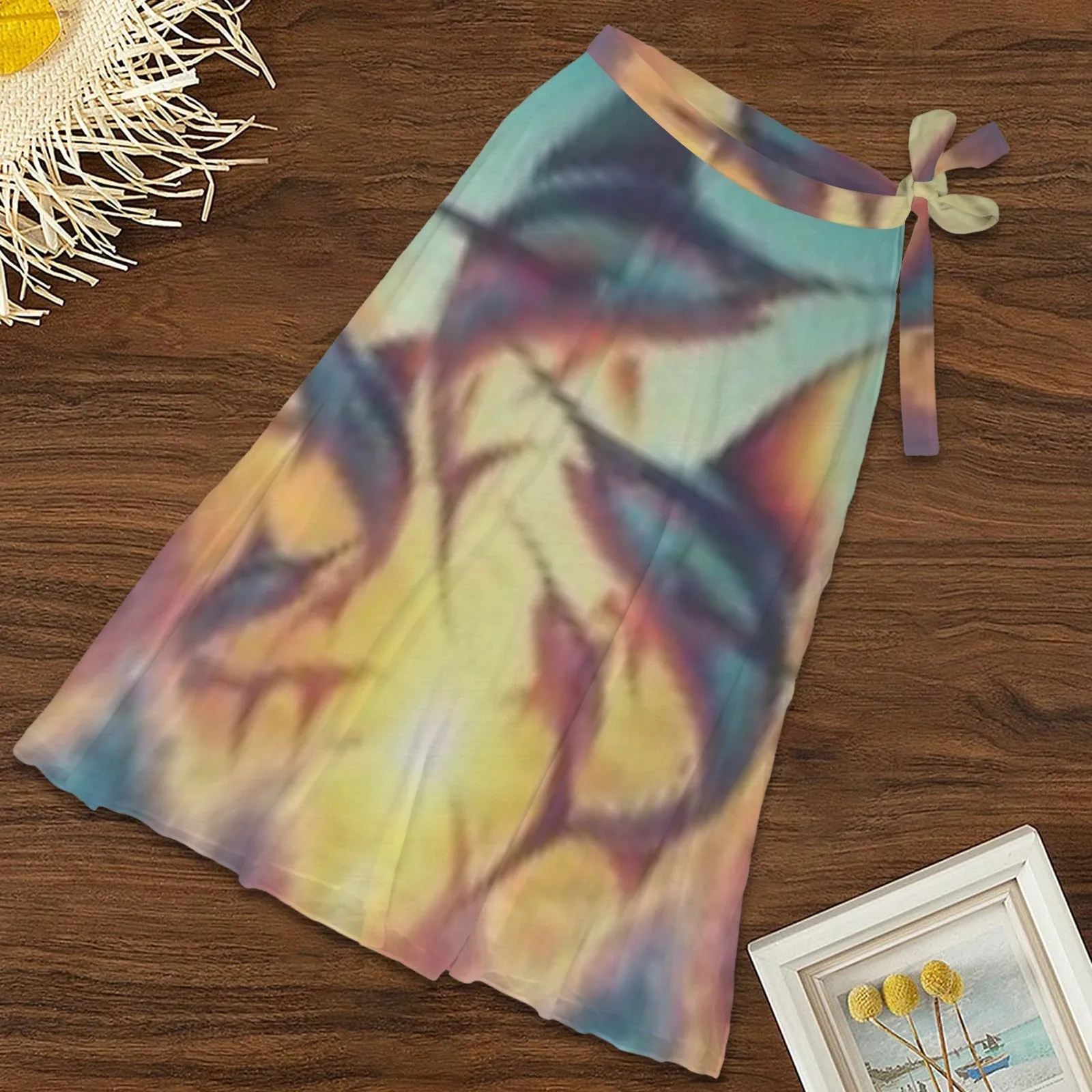 Swordfish Reel Ladies love Fishing Swimsuit Wrap/Beachwear