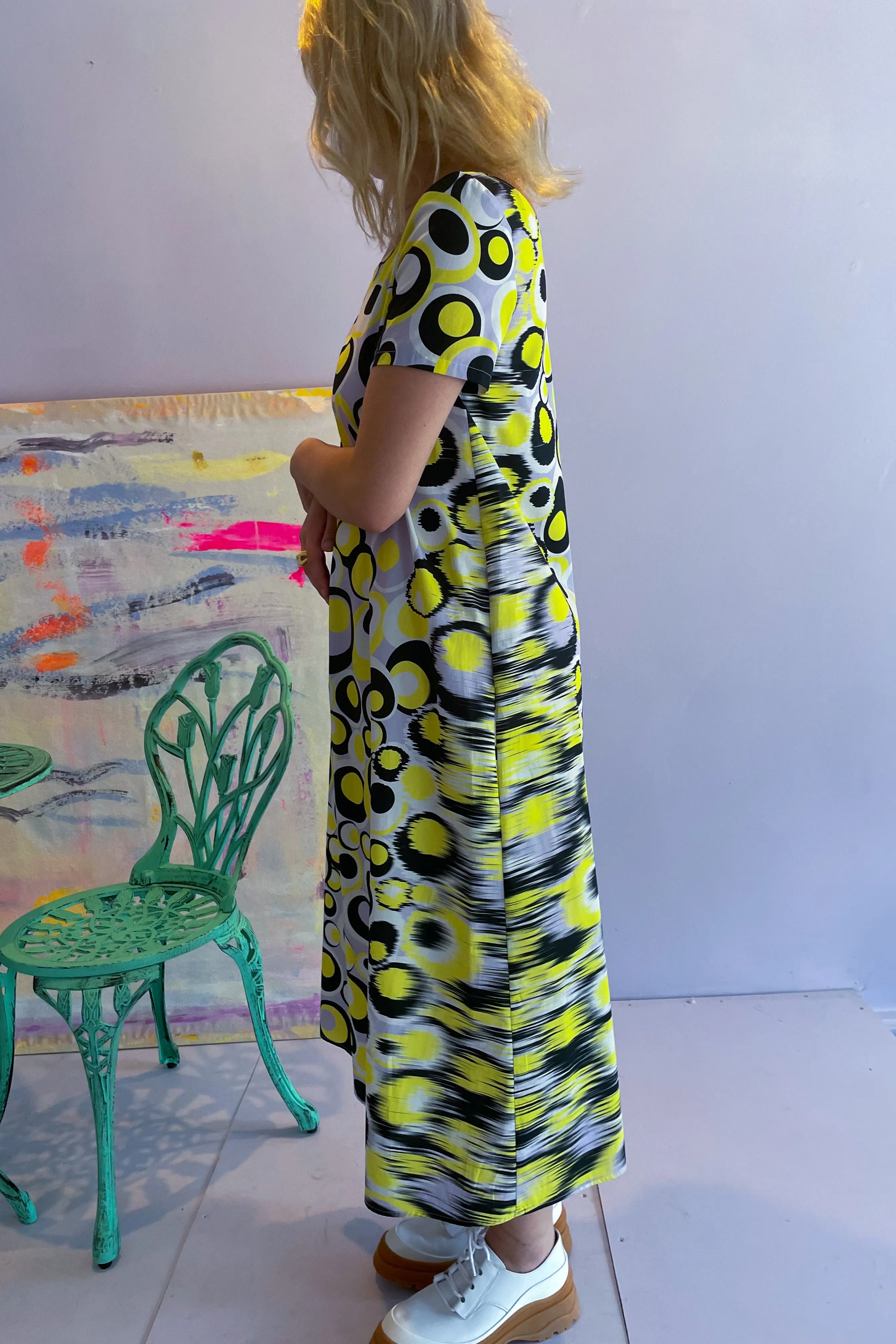 Vivetta - Circles Dress: Yellow & Black