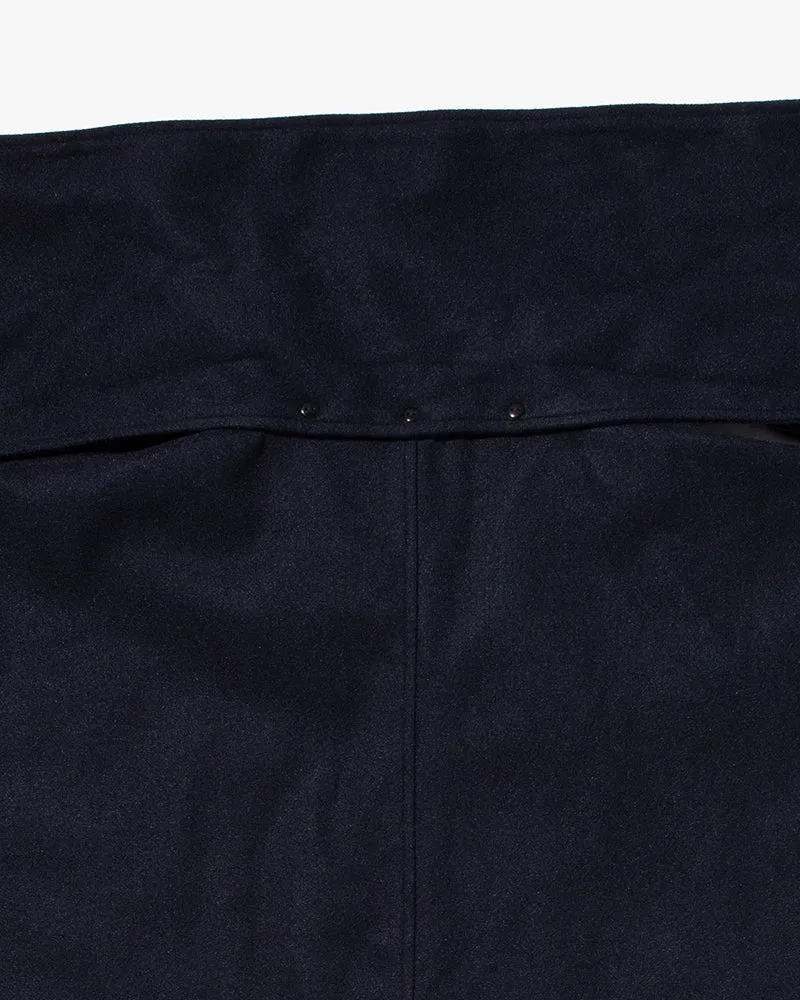 Wa-Modern, Coat with Scarf, Navy