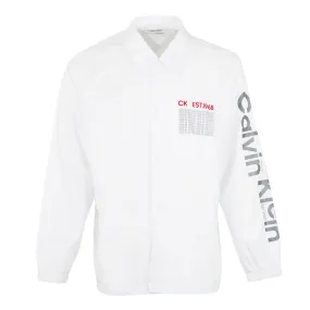 WATER-RESISTANT BROKEN LOGO COACH JACKET