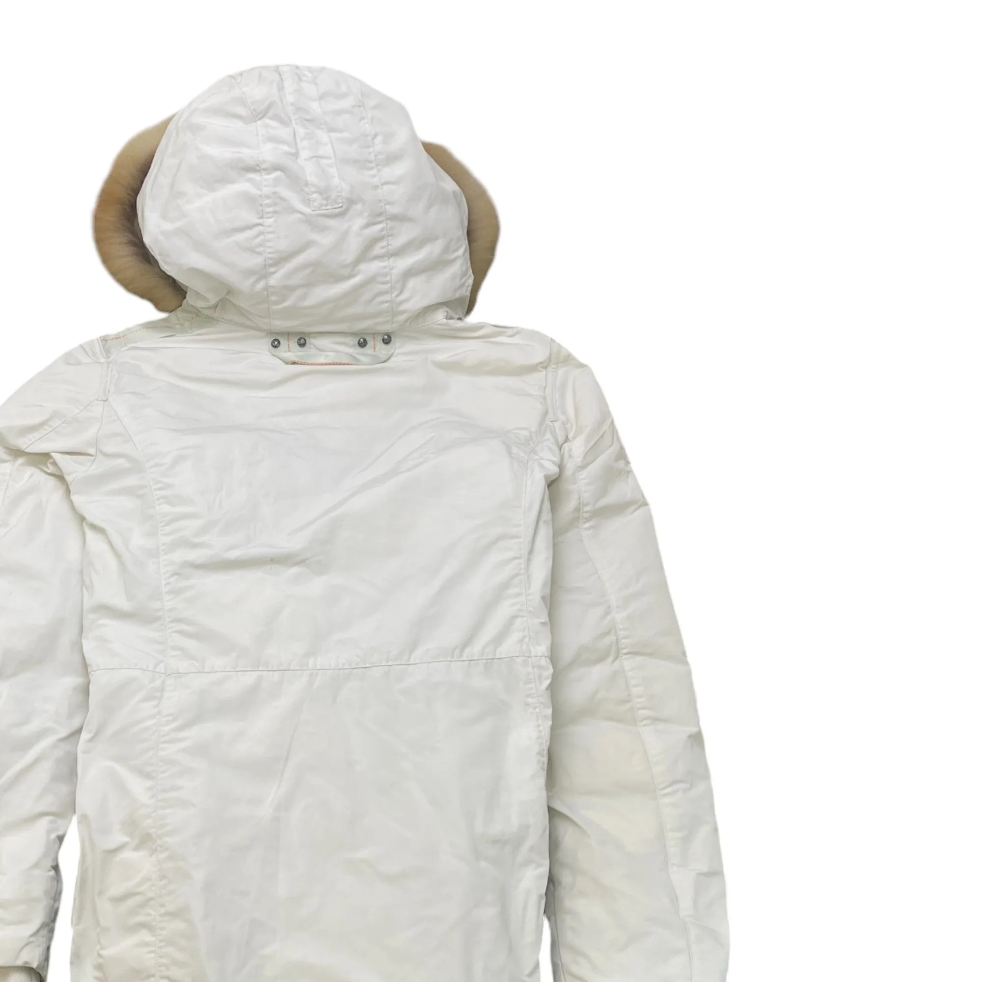 Women's Angie Down Jacket Cream Size XL