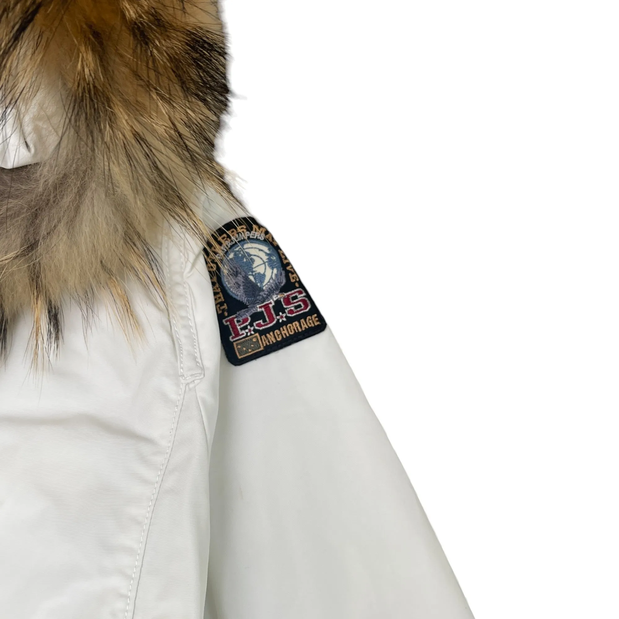 Women's Angie Down Jacket Cream Size XL