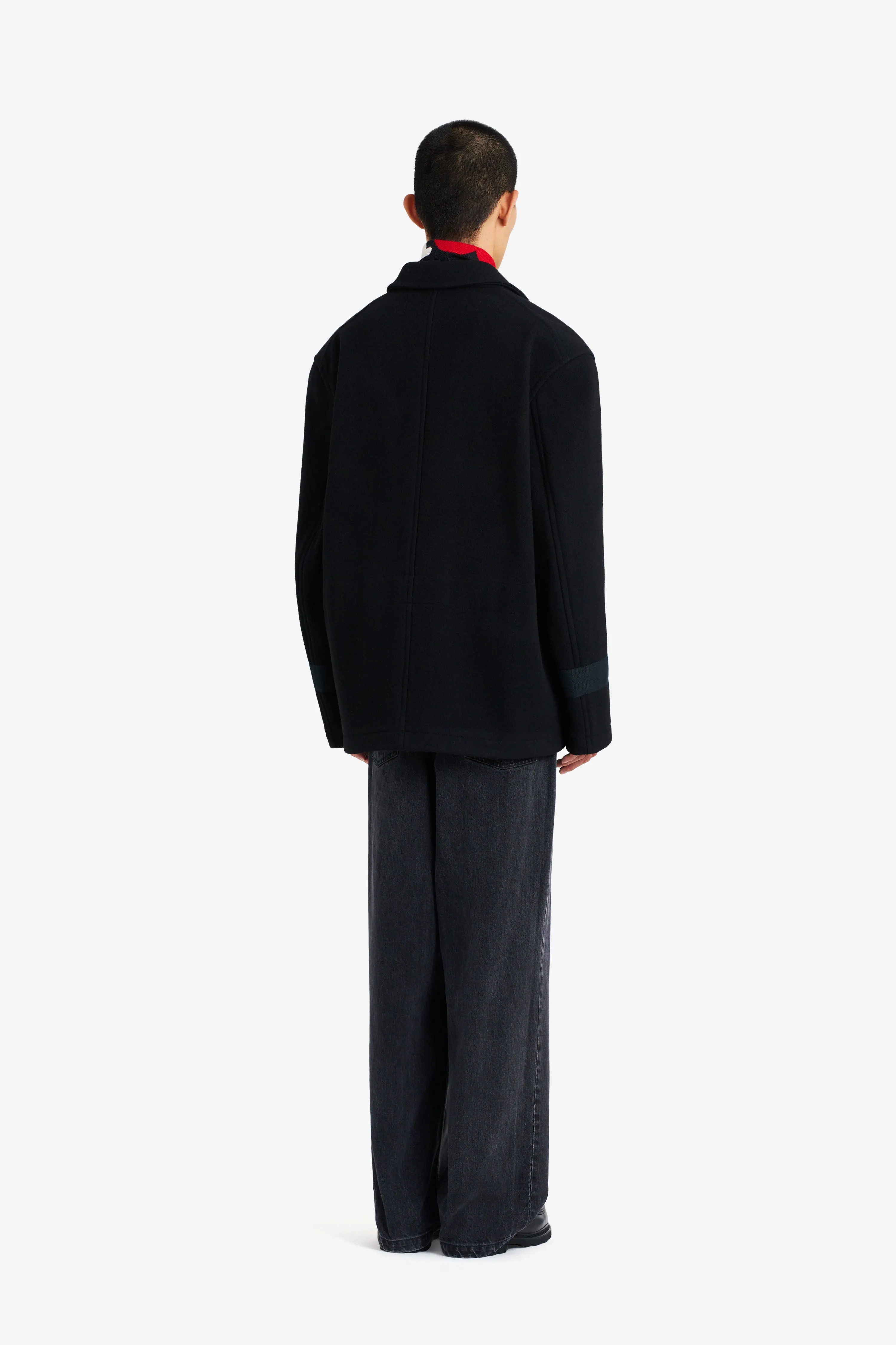 WOOL DRESSED UP JACKET BLACK